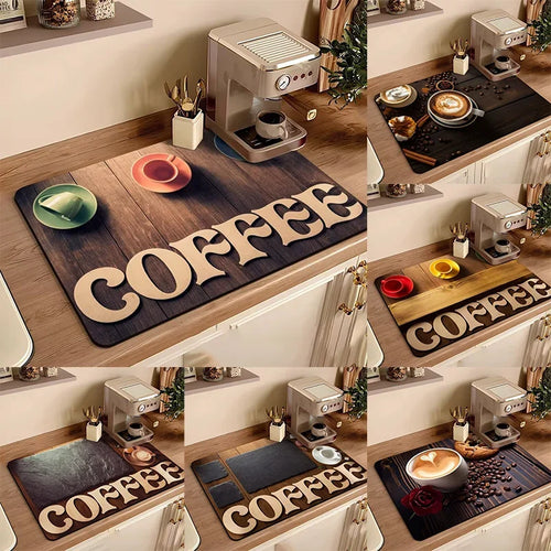 Waterproof Non-slip Coffee Machine Drain Pad Mat